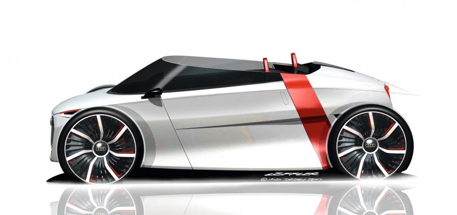 Эскиз Audi Urban Spyder Concept 2011 года  (фото 11 из 37)